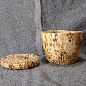 Spalted Silver Maple Bowl- Primitive